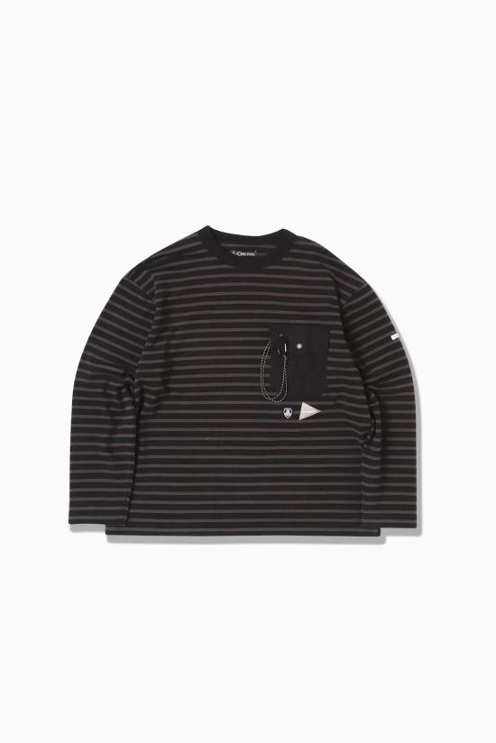  앤드원더 긴팔 티셔츠 5745184092 010 BLACK DOM