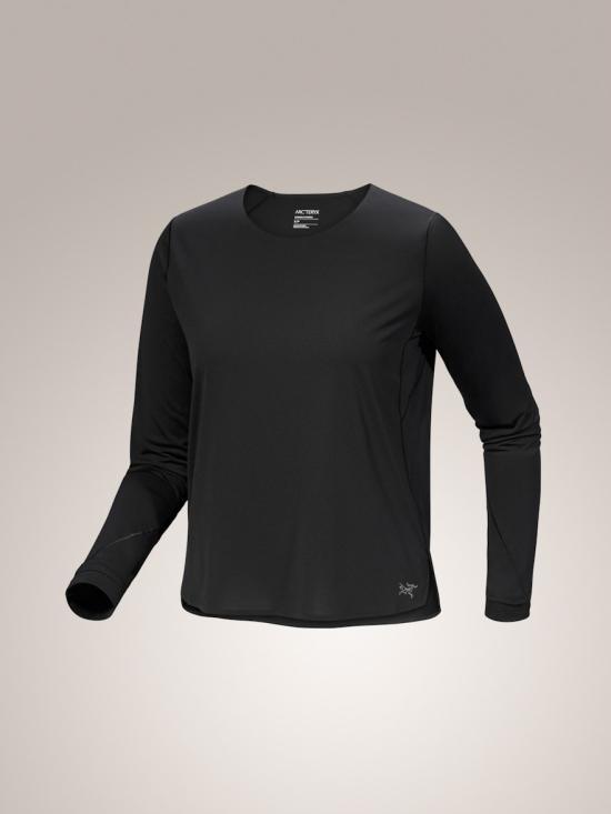 25FW 아크테릭스 트레이닝 티셔츠 ATPFW10259BLK BLACK DOM