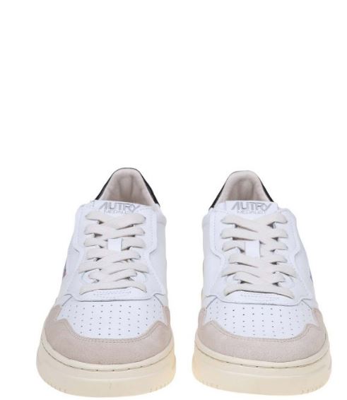  오트리 메달리스트 로우 레더 스니커즈 AULW LS21WHITE BLACK - AUTRY
