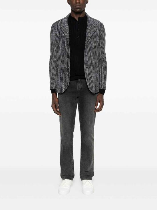 25FW 엠포리오 아르마니 스웨터 EM003517AF19553FB005 Blue - EMPORIO ARMANI