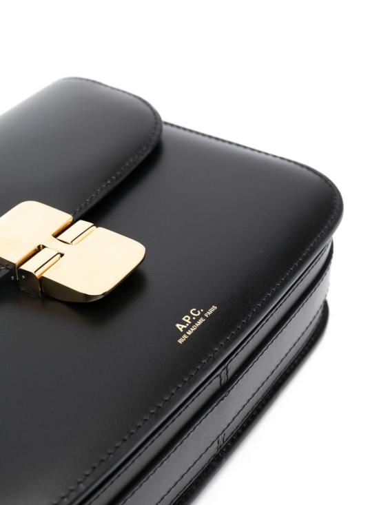 25FW 아페쎄 카프스킨 그레이스백 스몰 PXBMWF61413 LZZ Black - A.P.C.