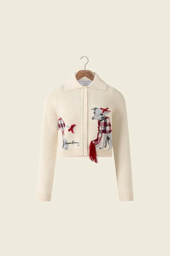  하우스오브써니 가디건 써니 위펫 트리퍼 오프 화이트 하우스 오브 써니 - HOUSE OF SUNNY