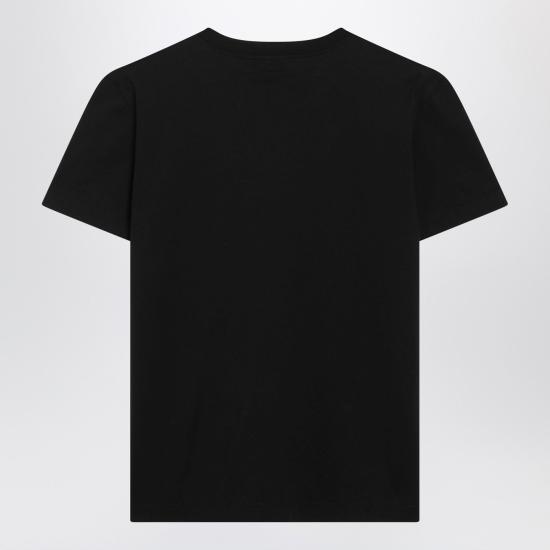 26SS 돌체앤가바나 자수 저지 티셔츠 F8V42ZGDDL1 Black - DOLCE & GABBANA