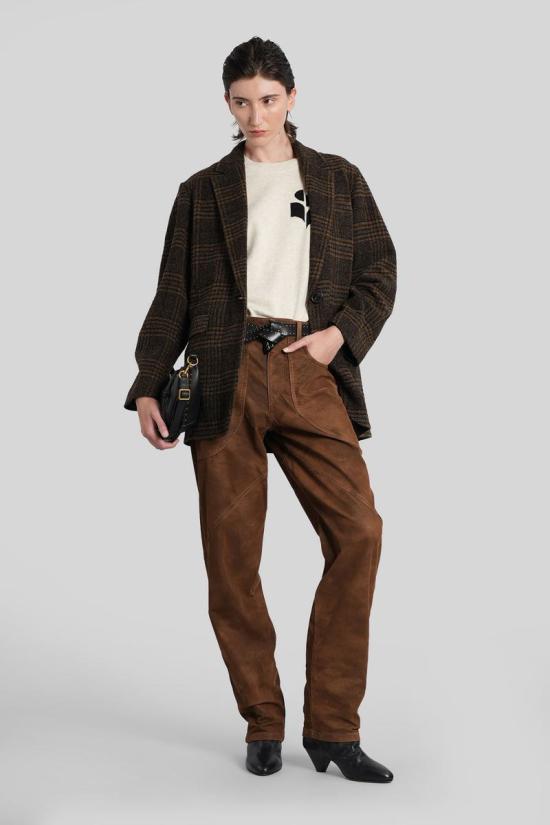 25FW 이자벨마랑에뚜왈 코트 424807 VE0522FB C3D02E BROWN - ISABEL MARANT ETOILE