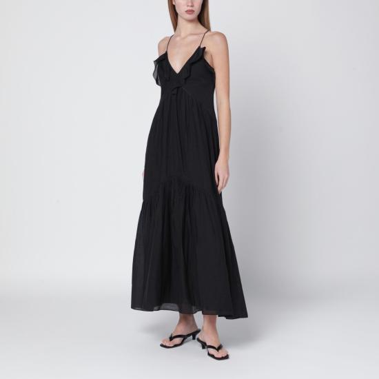26SS 이자벨마랑에뚜왈 롱 원피스 RO1003FBB3J04E Black