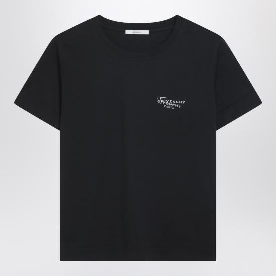 26SS 지방시 반팔 티셔츠 BW70FJP7A7 Black