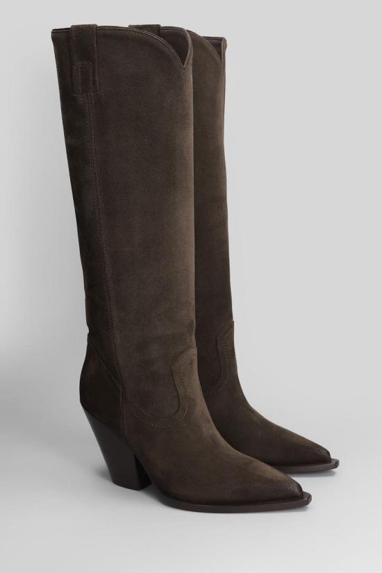 25FW 엘레나 이아치 뮬/슬리퍼 427520 E3998 BROWN - ELENA IACHI