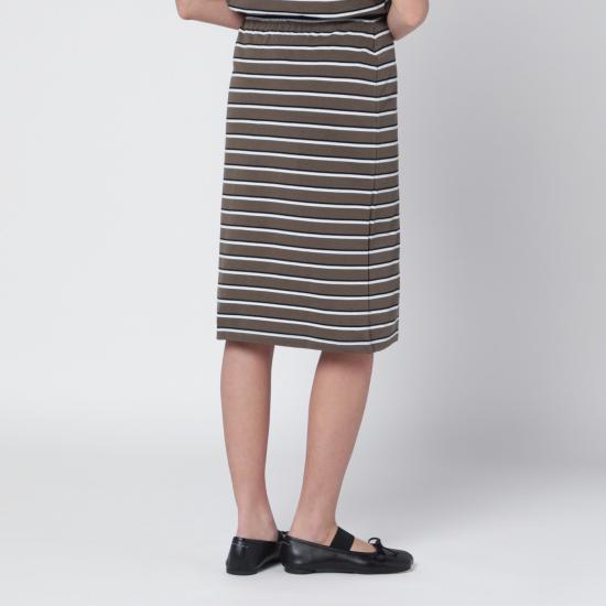 26SS 로테이트 바이 크리스텐슨 미디 스커트 1154742476CO Brown - ROTATE BY BIRGERCHRISTENSEN