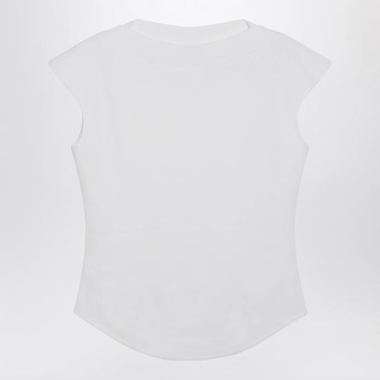 26SS 알라이아 반팔 티셔츠 AA9I0021J095CCO White