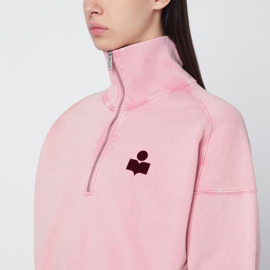 26SS 이자벨마랑에뚜왈 긴팔 티셔츠 SW0093FAD1M04E Pink - ISABEL MARANT ETOILE