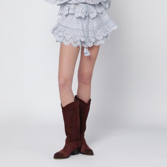  이자벨마랑에뚜왈 숏팬츠 SH0255FAD1J05E Light blue