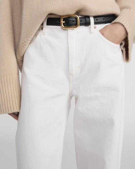  프레임 데님 팬츠 더 스트롤 장 오 내추럴 클린 - FRAME