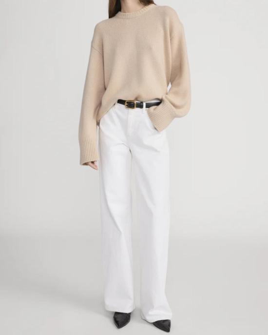  프레임 데님 팬츠 더 스트롤 장 오 내추럴 클린 - FRAME