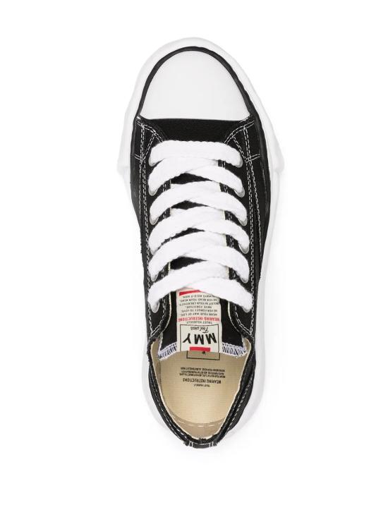 26SS 메종 미하라 야스히로 피터슨 OG 솔 캔버스 로우 A01FW702 BLACK Black - MAISON MIHARA YASUHIRO