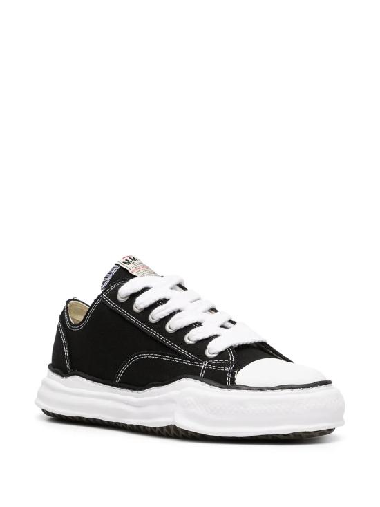 26SS 메종 미하라 야스히로 피터슨 OG 솔 캔버스 로우 A01FW702 BLACK Black - MAISON MIHARA YASUHIRO