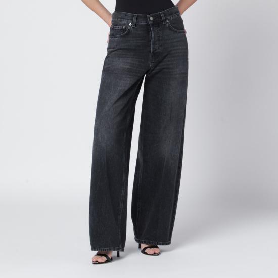 26SS 하이쿠레 데님 팬츠 HEW03296DF174CO Black