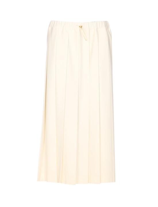 26SS 파비아나 필리피 롱 스커트 GND266F398D7540145 WHITE