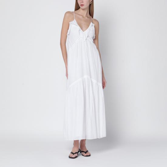 26SS 이자벨마랑에뚜왈 롱 원피스 RO1003FBB3J04E White