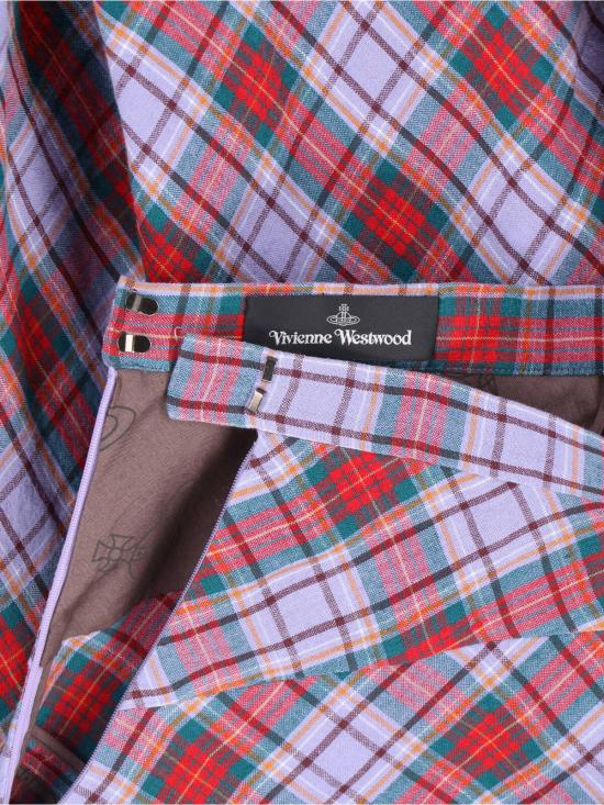 26SS 비비안웨스트우드 미디 스커트 1K01002U W01C6 O102 MultiColour - VIVIENNE WESTWOOD