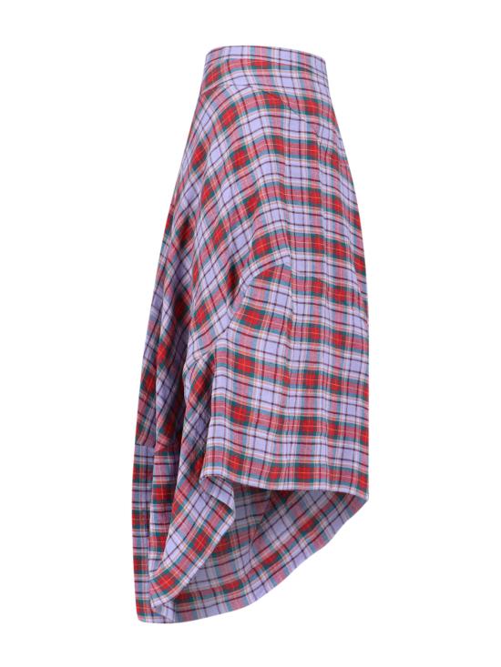26SS 비비안웨스트우드 미디 스커트 1K01002U W01C6 O102 MultiColour - VIVIENNE WESTWOOD
