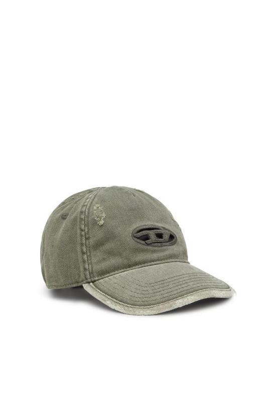  디젤 C 볼 UTLT 베이스볼 캡 A18036 0EPBD 5AF MILITARY GREEN DOM