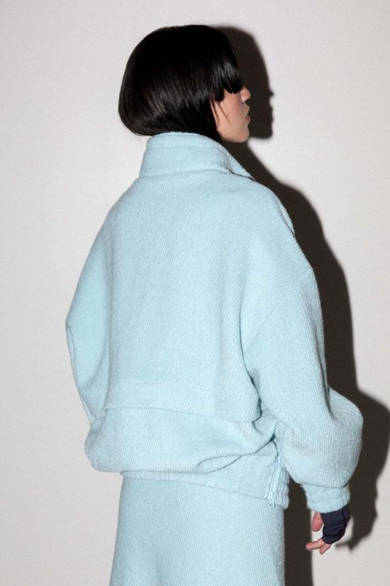  케이코 터틀넥 KK Co 트레일 더블 모크넥 탑 스카이 - KKCO