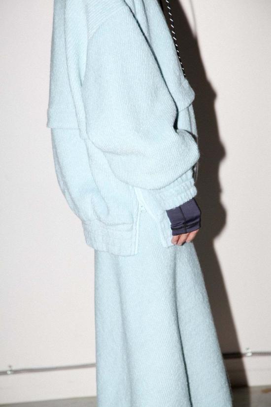  케이코 터틀넥 KK Co 트레일 더블 모크넥 탑 스카이 - KKCO