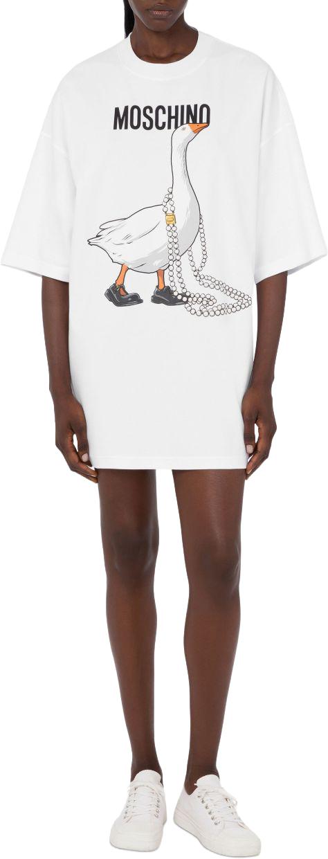26SS 모스키노 숏 원피스 V044005421001 WHITE - MOSCHINO