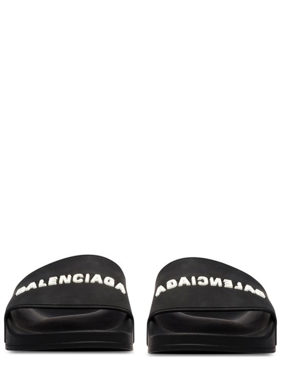 26FW 발렌시아가 풀 슬라이드 샌들 689031 W1SA61090 BLACK - BALENCIAGA