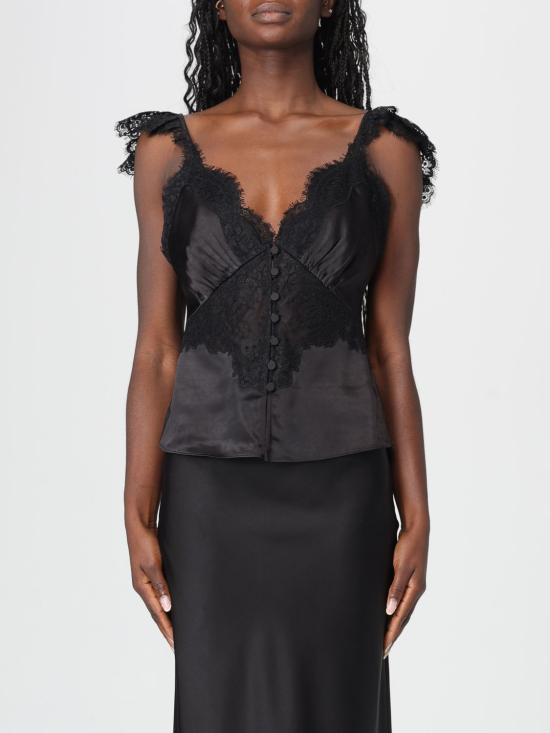 26SS 셀프 포트레이트 민소매 티셔츠 RS26176TAB Black