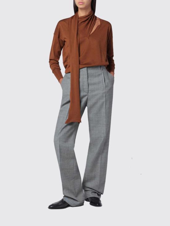 25FW 로베르토 콜리나 스웨터 253F03002 07 Brown - ROBERTO COLLINA