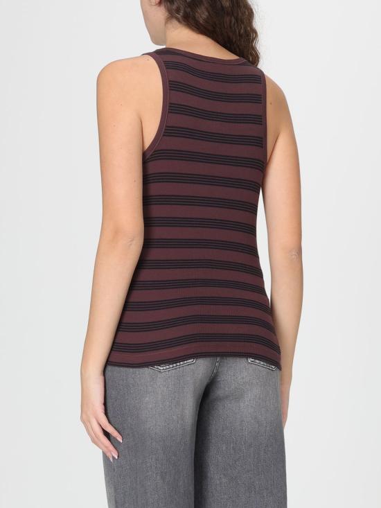 26SS 가니 민소매 티셔츠 A1050049 00B Brown - GANNI