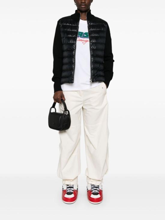 25FW 몽클레어 퀼티드 가디건 9B00014M1131999 BLACK DOM - MONCLER