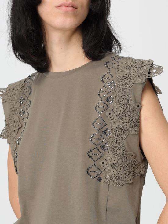 26SS 리우조 반팔 티셔츠 WA6311J3885 90822 Green - LIU JO