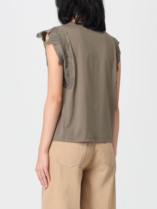 26SS 리우조 반팔 티셔츠 WA6311J3885 90822 Green - LIU JO