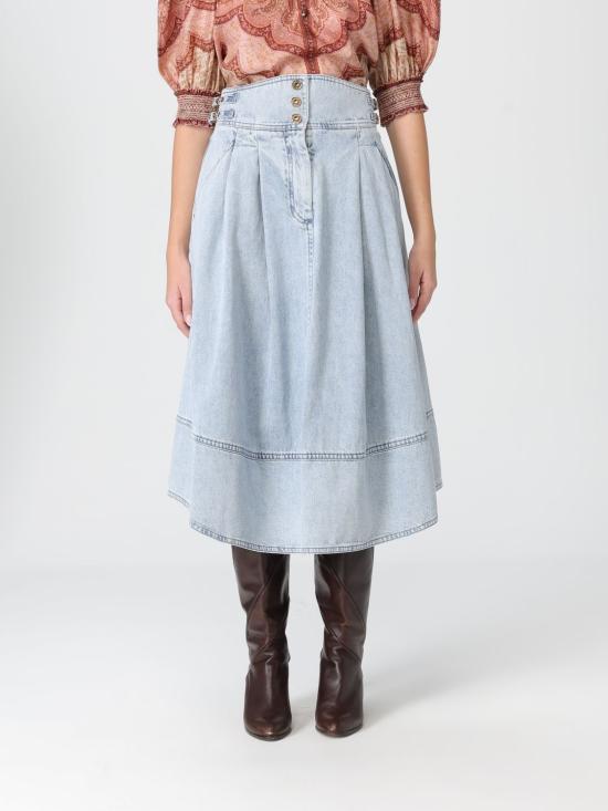 26SS 짐머만 롱 스커트 6382SC26R CSW Blue