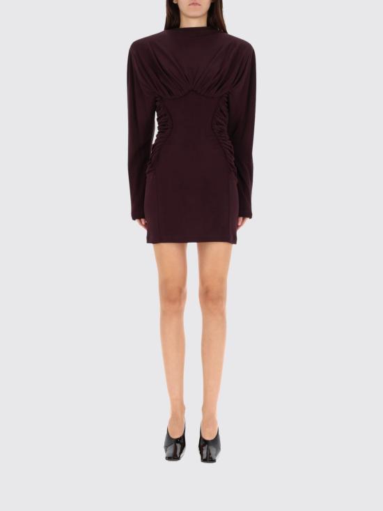 25FW 스텔라 맥카트니 롱 원피스 6A0613GU3012 105 Brown