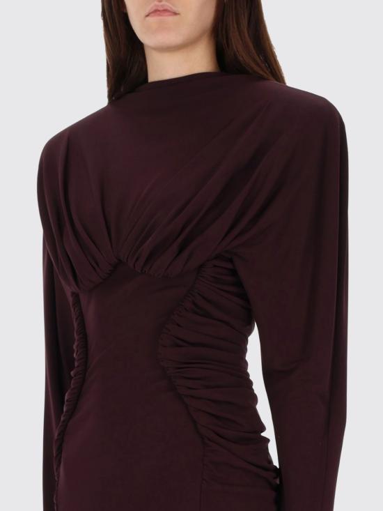 25FW 스텔라 맥카트니 롱 원피스 6A0613GU3012 105 Brown - STELLA MCCARTNEY