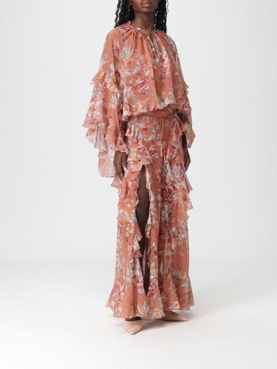 26SS 짐머만 블라우스 5689TRS261 CNFL Pink - ZIMMERMANN