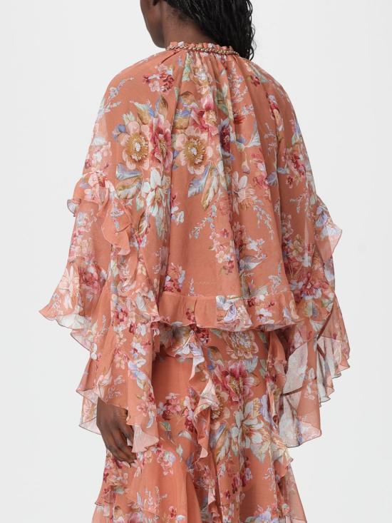 26SS 짐머만 블라우스 5689TRS261 CNFL Pink - ZIMMERMANN