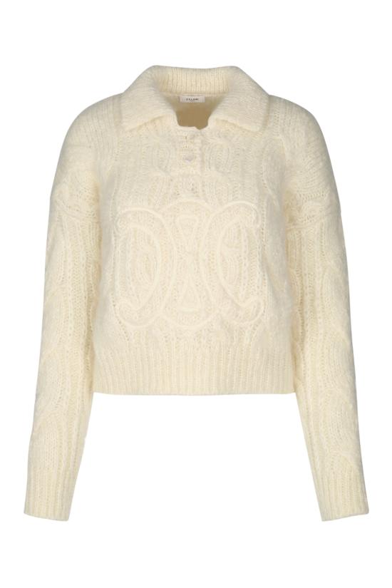 25FW 셀린느 폴로 티셔츠 2ADMI884Z01OW OFF WHITE DOM