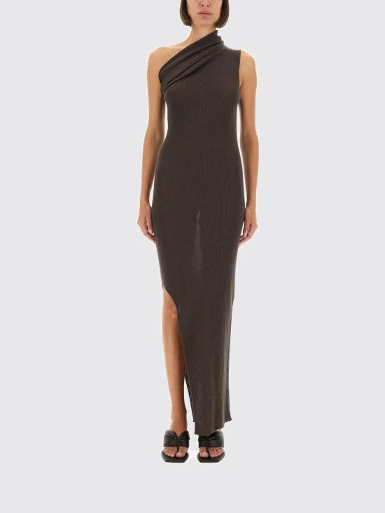 25FW 릭 오웬스 롱 원피스 RP02E4627RIBM 78 Brown