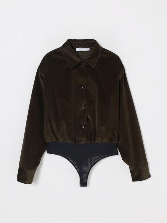 25FW 막스마라 블라우스 2521116033600 005 Green - MAX MARA