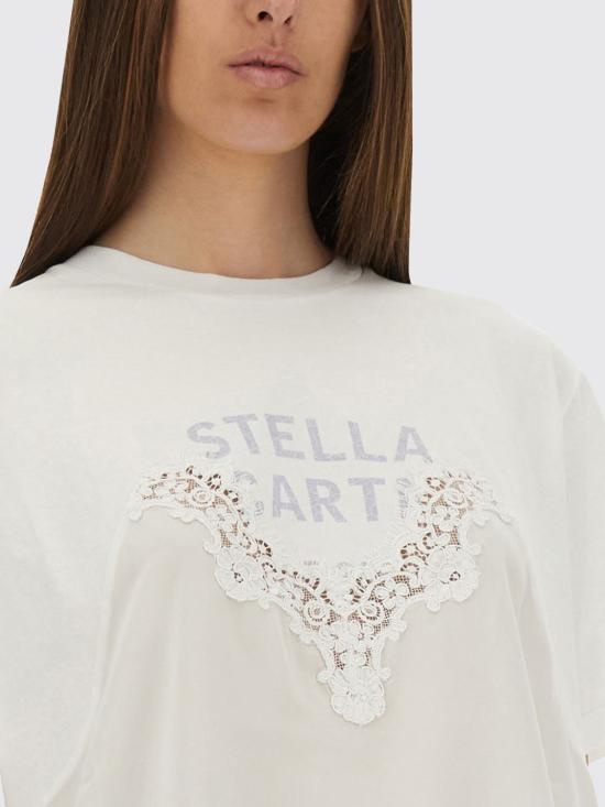 25FW 스텔라 맥카트니 반팔 티셔츠 6J04073SPZ99 9000 White - STELLA MCCARTNEY