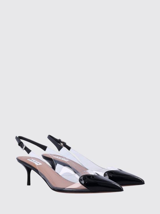 25FW 알라이아 뮬/슬리퍼 AA3E057CK150 999 Black - ALAIA