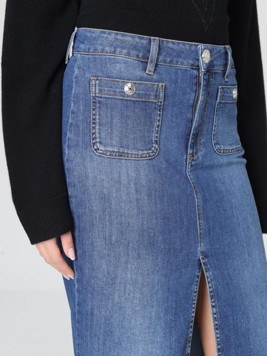 26SS 리우조 데님 스커트 UA6259D0275 78988 Blue - LIU JO