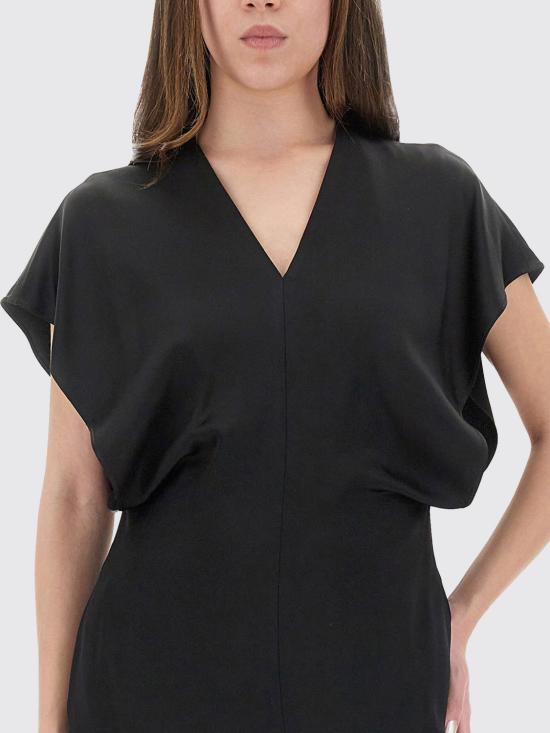 25FW 스텔라 맥카트니 롱 원피스 6A05613FU302 1000 Black - STELLA MCCARTNEY