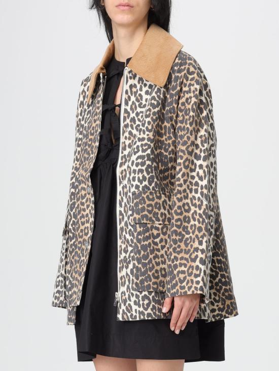 26SS 가니 자켓 W0391 859 Brown - GANNI