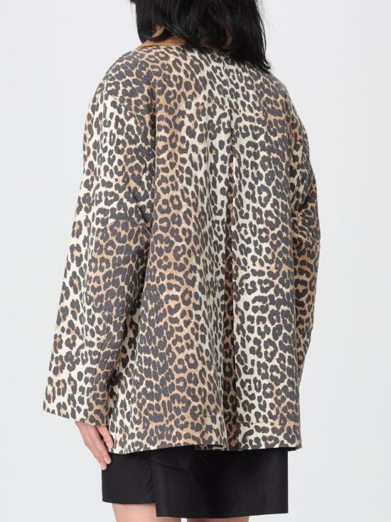 26SS 가니 자켓 W0391 859 Brown - GANNI