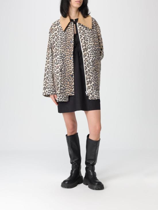 26SS 가니 자켓 W0391 859 Brown - GANNI